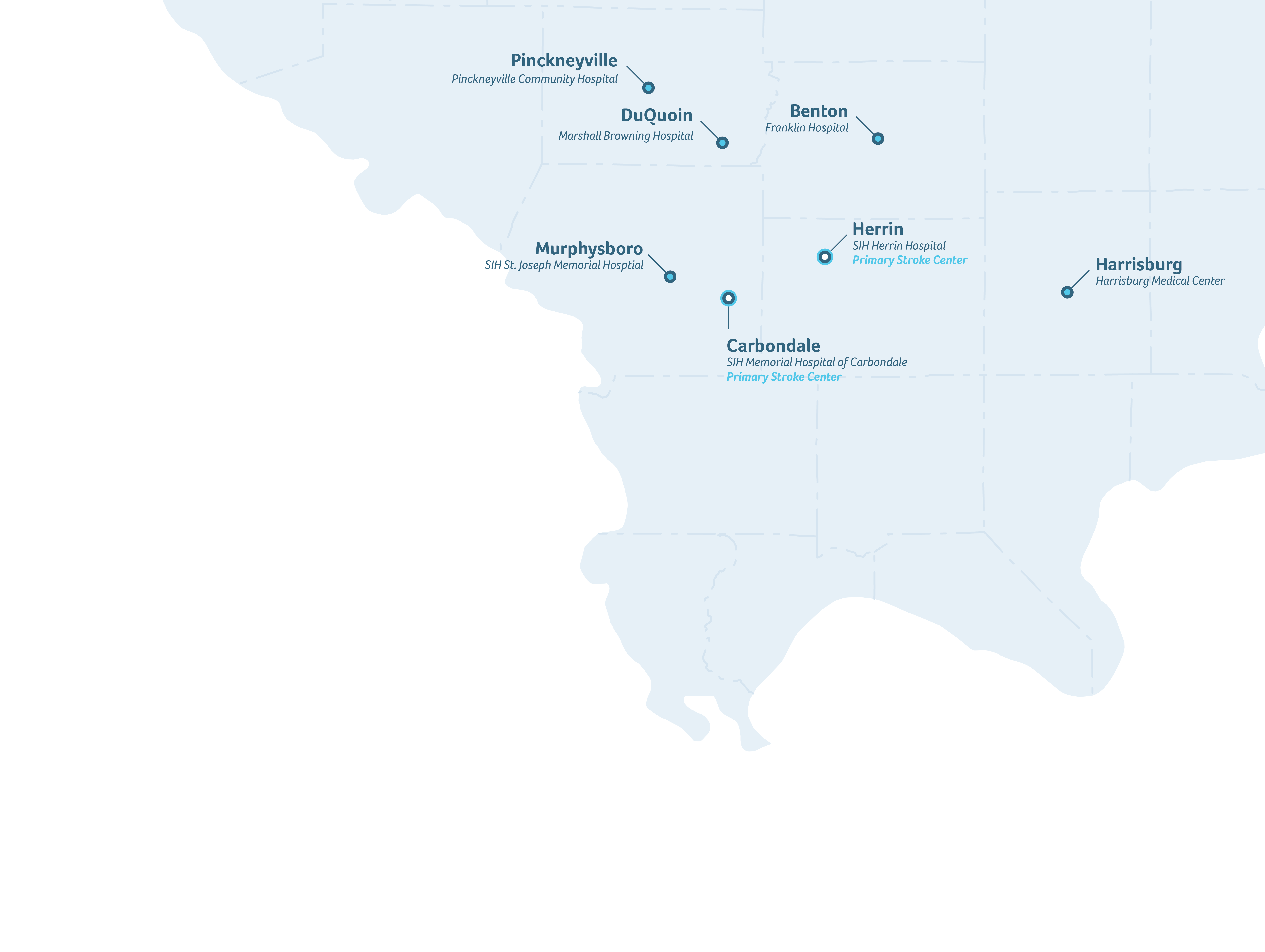 SIH Stroke Network map